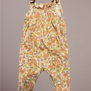 Carters - Newborn,Floral Sleeveless Jumpsuit